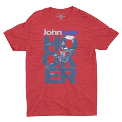 Stacked John Lee Hooker T-Shirt - Lightweight Vintage Style