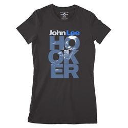 Stacked John Lee Hooker Ladies T Shirt - Relaxed Fit