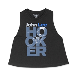 Stacked John Lee Hooker Racerback Crop Top - Women's