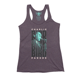 Charlie Parker Saxophone Stack Racerback Tank - Women's