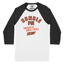 Humble Pie Original Rock n Roll Raglan Baseball Tee