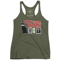 Born Under A Bad Sign Racerback Tank - Women's