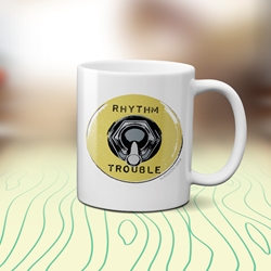 Rhythm and Trouble Guitar Coffee Mug