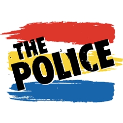 Find official t-shirts, apparel and merchandise for London rock band The Police.