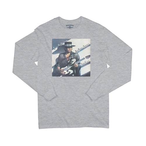 Stevie Ray Vaughan Texas Flood Album Cover Long Sleeve T-Shirt - longsleeveathleticheather