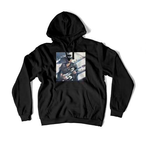 Stevie Ray Vaughan Texas Flood Album Cover Pullover Hoodie - hoodieblack
