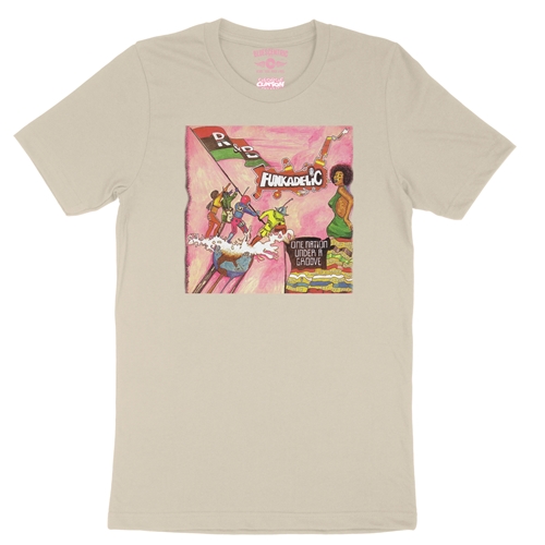 Funkadelic One Nation Under a Groove Album T-Shirt - Lightweight Vintage Style - vintagecream