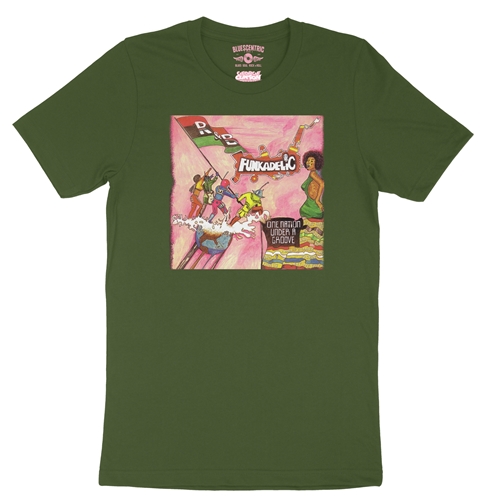 Funkadelic One Nation Under a Groove Album T-Shirt - Lightweight Vintage Style - vintageolive