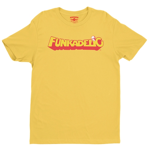 Red Funkadelic Logo T-Shirt - Lightweight Vintage Style - vintagemaizeyellow