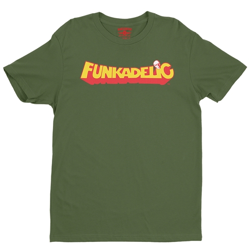 Red Funkadelic Logo T-Shirt - Lightweight Vintage Style - vintageolive