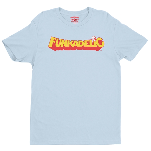 Red Funkadelic Logo T-Shirt - Lightweight Vintage Style - vintagethrowbackblue