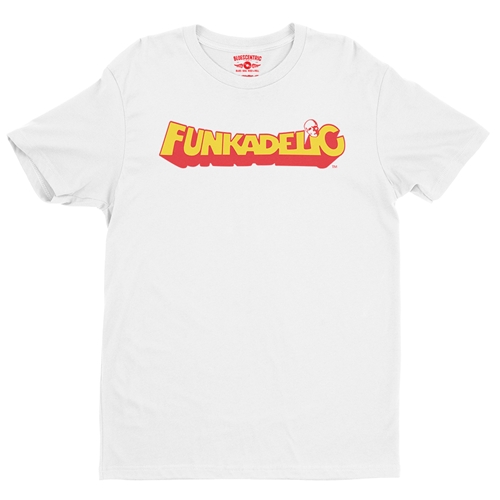 Red Funkadelic Logo T-Shirt - Lightweight Vintage Style - vintagewhite