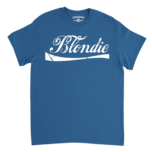 Classic Blondie Logo T-Shirt - Classic Heavy Cotton - classicroyalblue