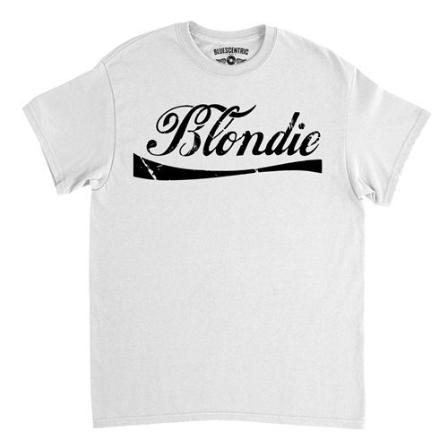 Classic Blondie Logo T-Shirt - Classic Heavy Cotton - classicwhite