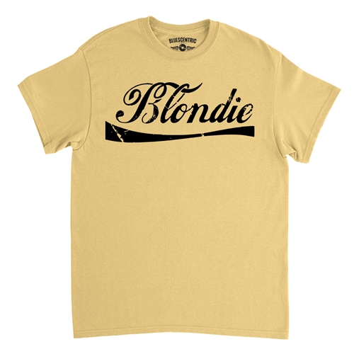 Classic Blondie Logo T-Shirt - Classic Heavy Cotton - classicyellow