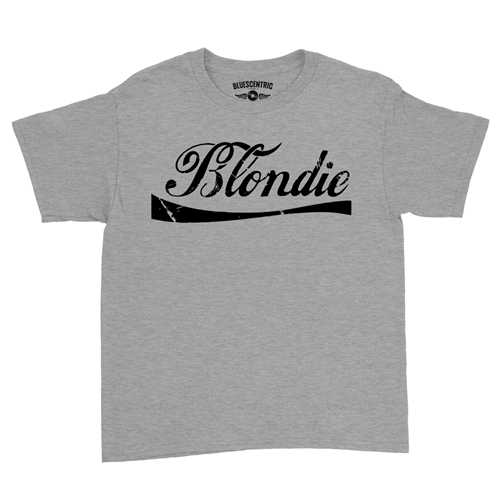 Classic Blondie Logo Youth T-Shirt - Lightweight Vintage Children & Toddlers - youthheatherathletic