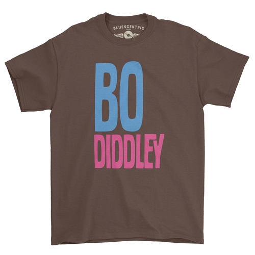 Bo Diddley T-Shirt - Classic Heavy Cotton - classicchocolate