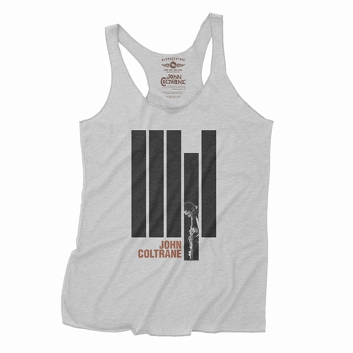 Black and White John Coltrane Racerback Tank - Women