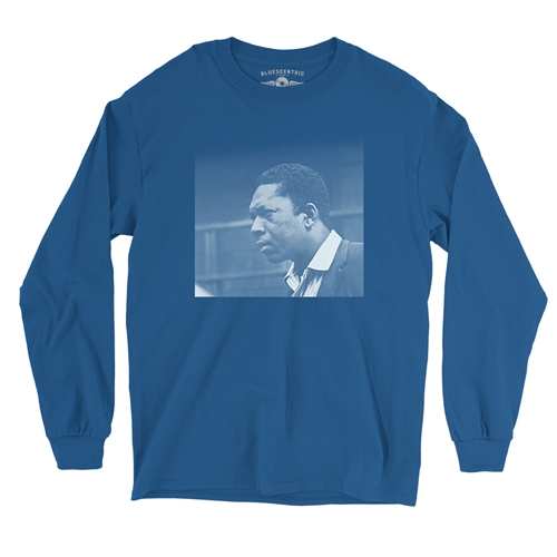 John Coltrane Photo Long Sleeve T-Shirt - longsleeveblue