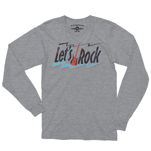 Lets Rock Long Sleeve T-Shirt - longsleeveathleticheather