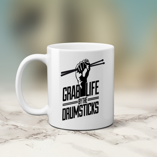 Grab Life by the Drumsticks Coffee Mug