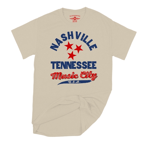 Vintage Nashville Tennessee Music City T-Shirt
