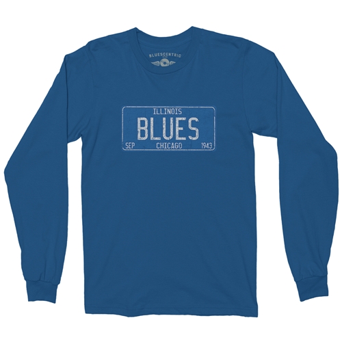 Chicago Blues Long Sleeve T-Shirt - longsleeveblue