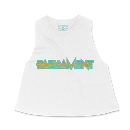 Parliament Band Logo Racerback Crop Top - Women