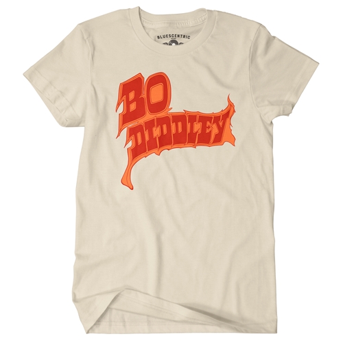 Firey Bo Diddley T-Shirt - Classic Heavy Cotton - classicsand