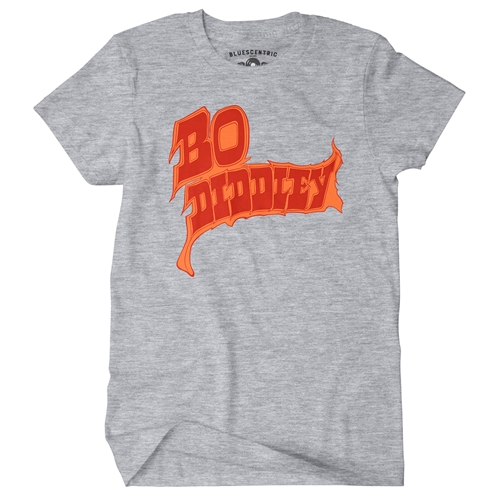 Firey Bo Diddley T-Shirt - Classic Heavy Cotton - heatherathletic