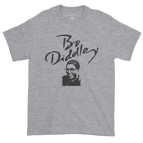 Old School Bo Diddley T-Shirt - Classic Heavy Cotton - heatherathletic