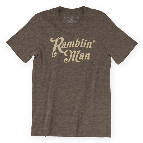 Ramblin Man T-Shirt - Lightweight Vintage Style - heatherbigmuddy