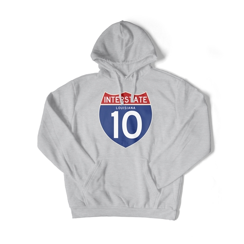 Interstate 10 Louisiana Pullover Jacket - hoodiehaulash