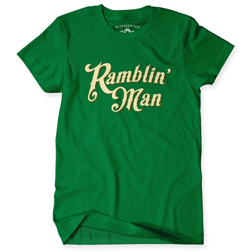 Ramblin Man T-Shirt - Classic Heavy Cotton - classickellygreen