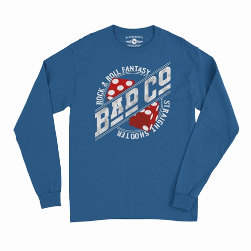 Bad Co Straight Shooter Long Sleeve T-Shirt - longsleeveblue