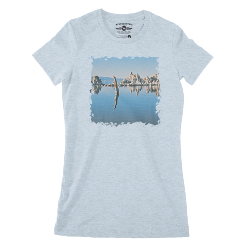 Pink Floyd Diver Ladies T Shirt - Relaxed Fit - ladiesheatherprismblue
