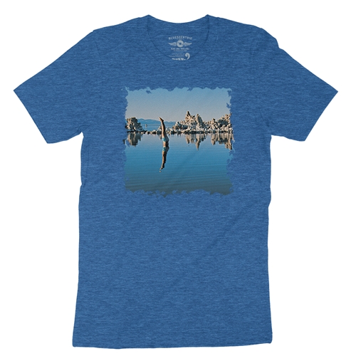 Pink Floyd Diver T-Shirt - Lightweight Vintage Style - vintageheatherroyalblue