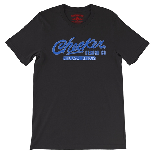 Checker Records Chicago T-Shirt - Lightweight Vintage Style - vintageblack