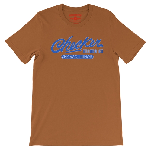 Checker Records Chicago T-Shirt - Lightweight Vintage Style - vintageburntorange