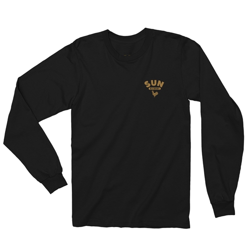 Sun Records Logo Pocket Long Sleeve T-Shirt - longsleeveblack