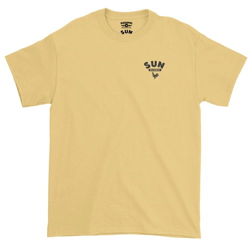 Sun Records Logo Pocket T-Shirt - Classic Heavy Cotton - classicyellow