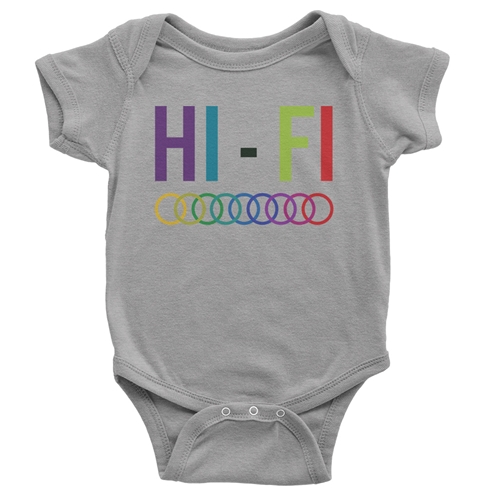 High Fidelity Baby Onesie - babyheather
