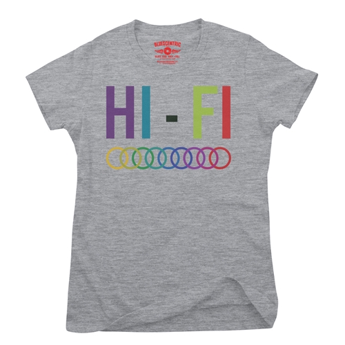 High Fidelity Ladies T Shirt - Relaxed Fit - ladiesathleticheather