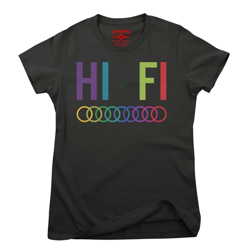 High Fidelity Ladies T Shirt - Relaxed Fit - ladiesblack