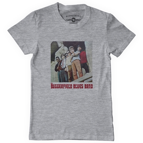 CLEARANCE - Athletic L 1966 Butterfield Blues Band T-Shirt - Classic Heavy Cotton