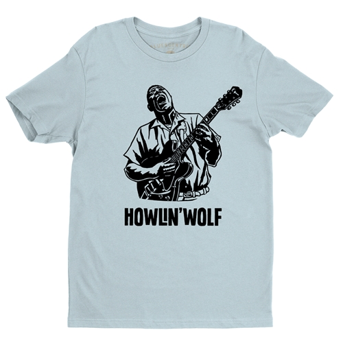 HOWLIN'｜SHORT-SLEEVED ROUND NECK T-SHIRTS (FONS LULLABY Howlin Wolf T-Shirt - Lightweight Vintage Style