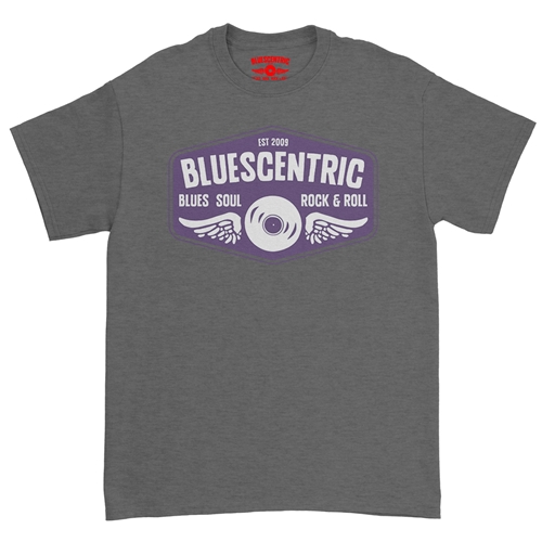 Bluescentric Logo T-Shirt - Classic Heavy Cotton - classicheathergrey