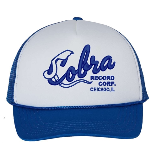 Cobra Records Trucker Hat - Royal Blue / White Face Foam
