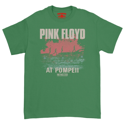 Pink Floyd Pompeii T-Shirt - Classic Heavy Cotton - classickellygreen