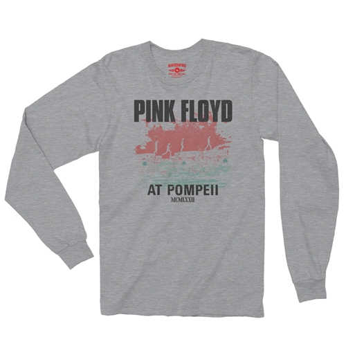 Pink Floyd Pompeii Long Sleeve T-Shirt - longsleeveathleticheather